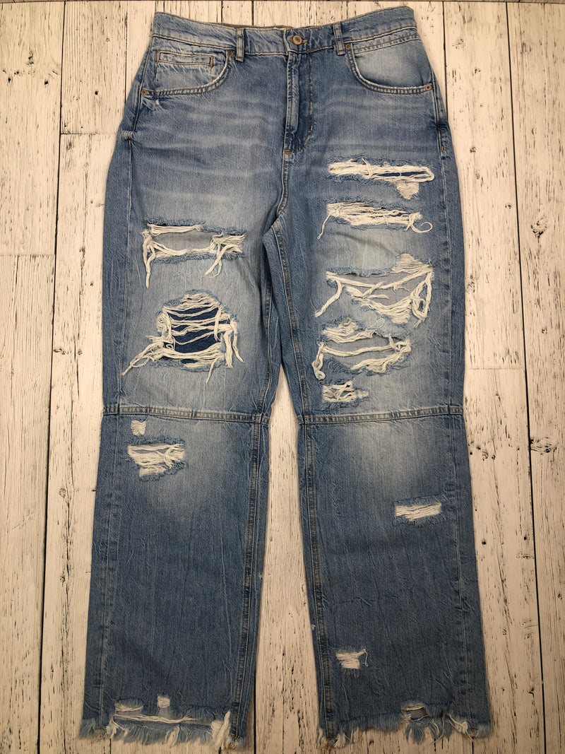 We•The•Free blue distressed curvy jeans - Hers L/31
