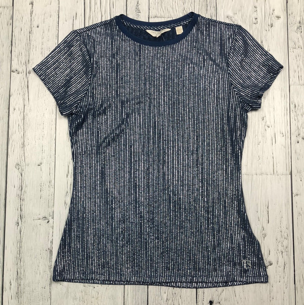 Ted baker navy silver patterned t-shirt - Hers S/1