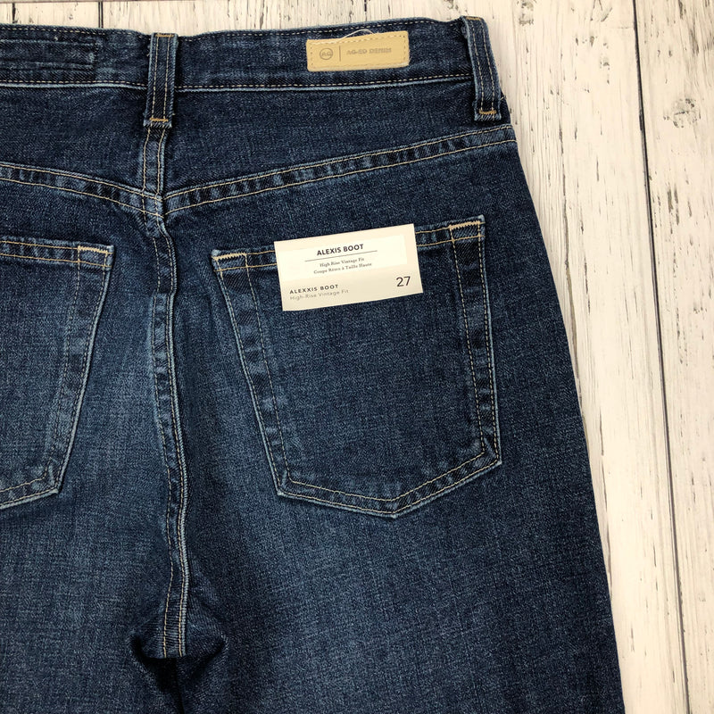 Adriano Goldsmith Dark Wash Alexis Bootcut Jeans - Hers S/27