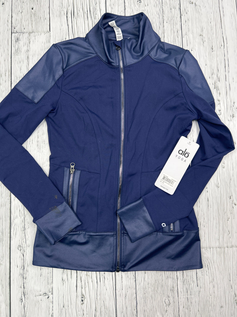 Alo blue moto jacket - Hers XS