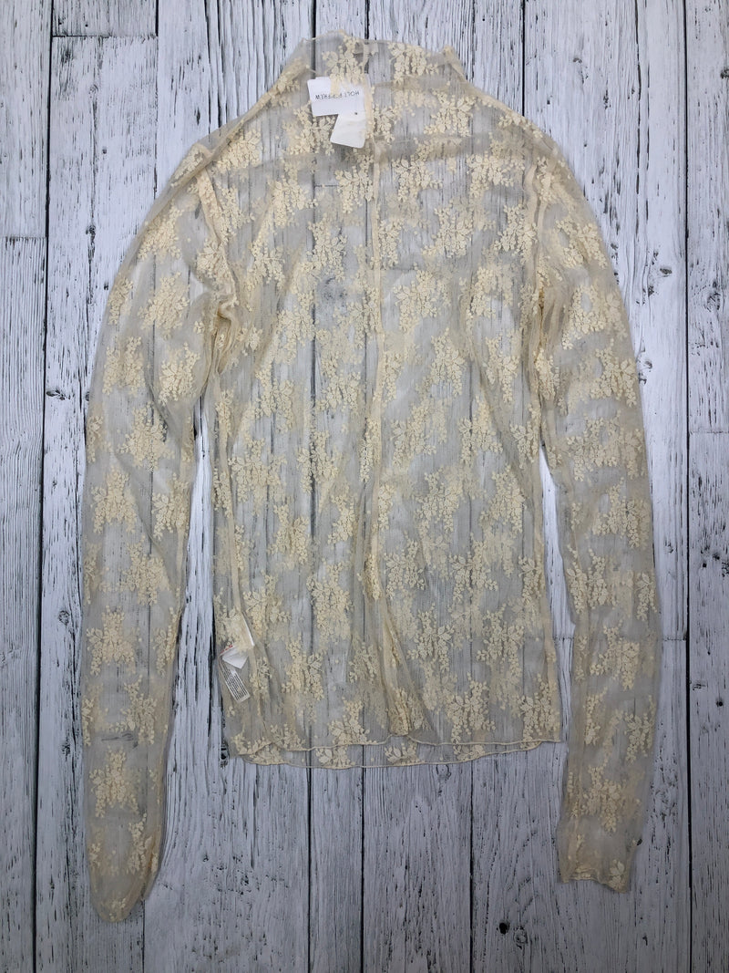 Free People white sheer shirt - Hers L