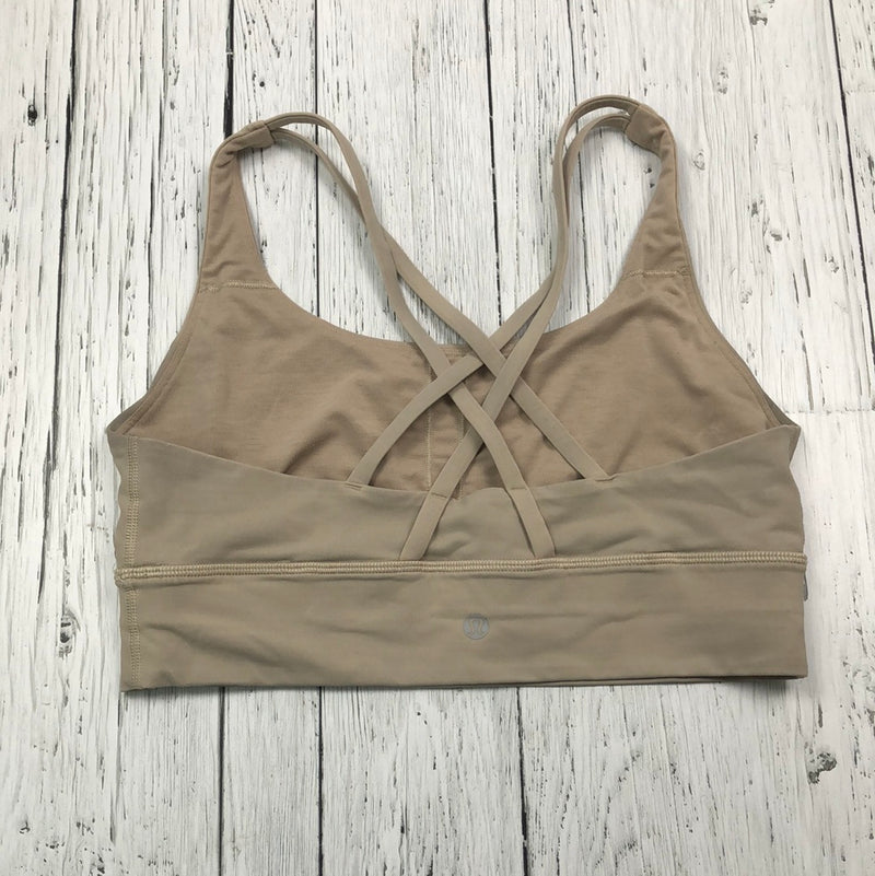 lululemon beige sports bra - Hers M/8