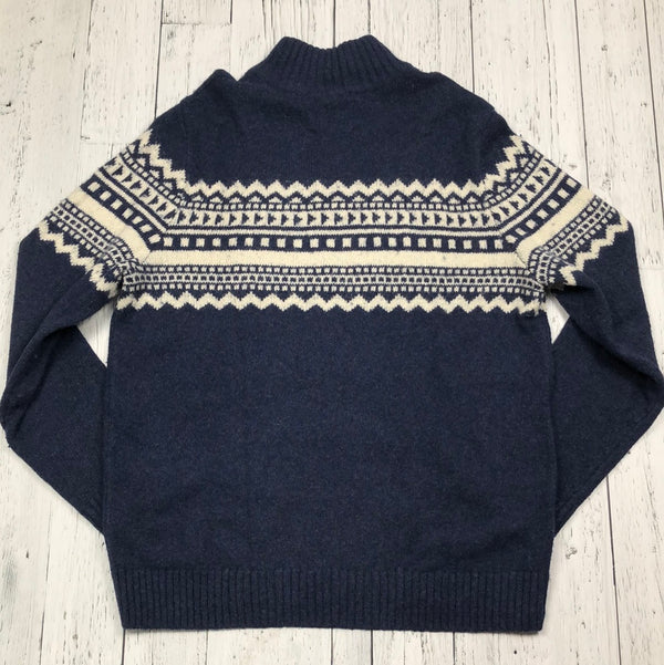 American eagle blue white patterned sweater - His XL