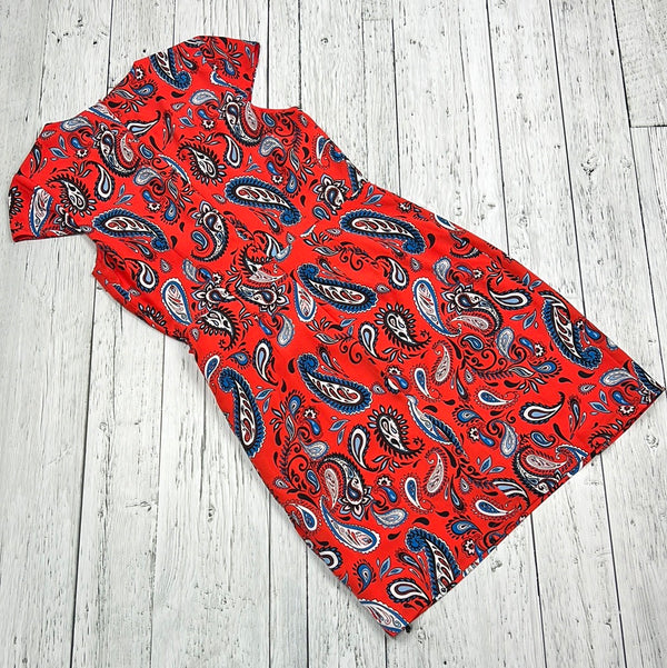 Vince Camuto red patterned dress - Hers M/8