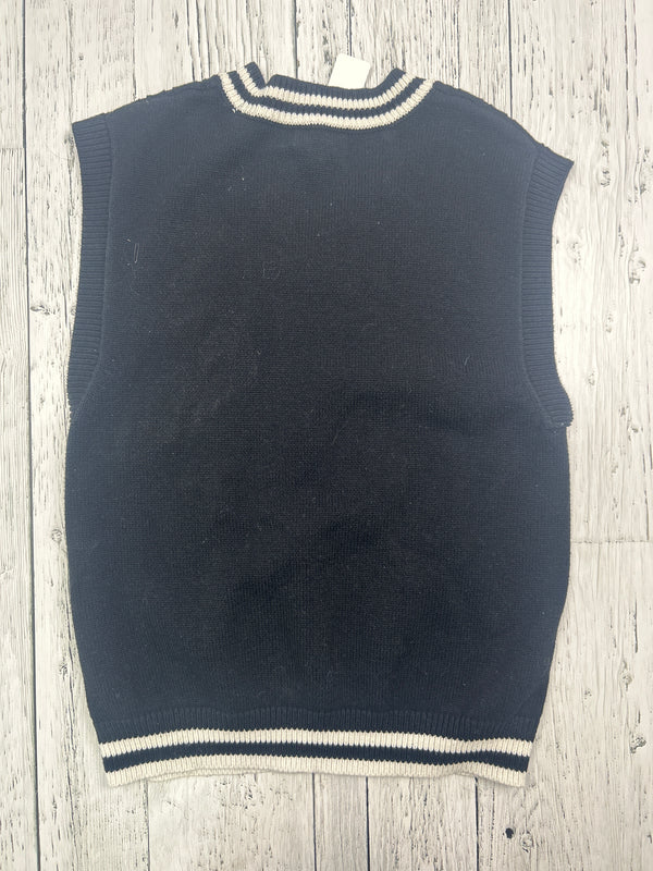 Garage black knit vest - Hers XS