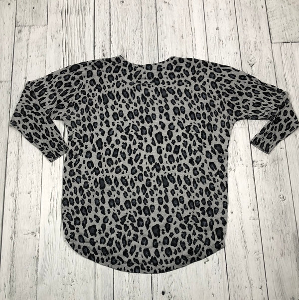 Joie grey cheetah print sweater - Hers XS