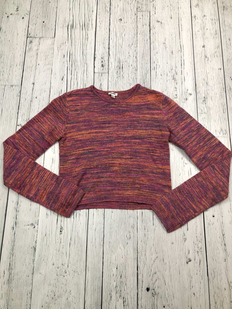 Garage pink orange and purple sweater - Hers XS