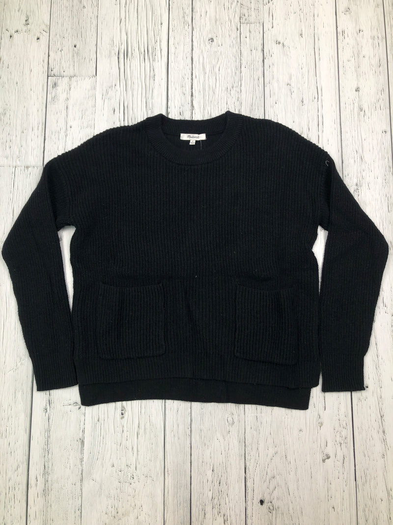 Madewell black sweater - Hers S