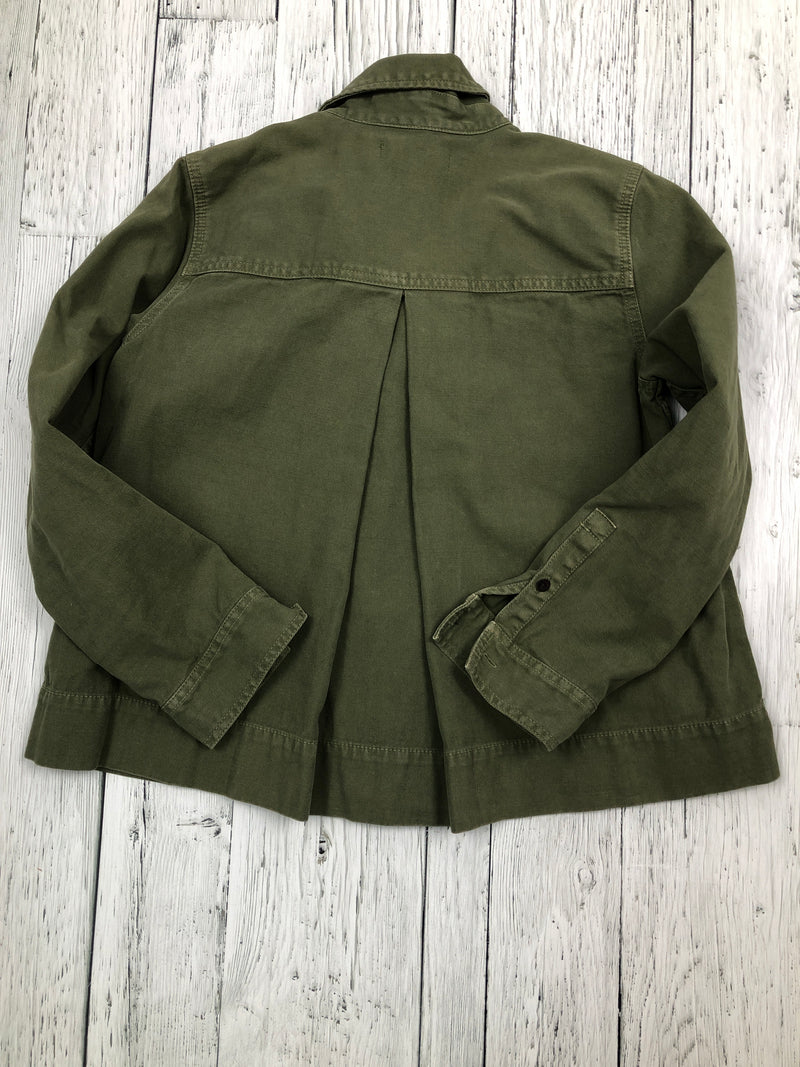 Madewell green denim jacket - Hers S