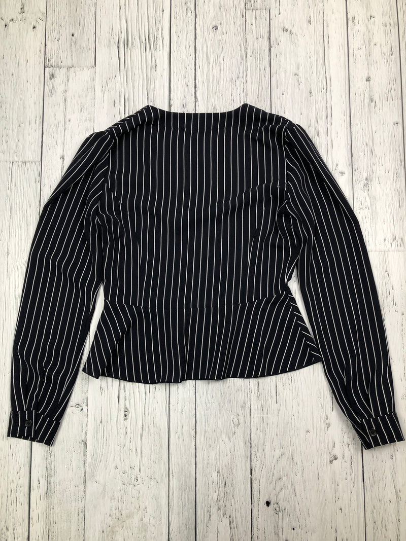 Wilfred Aritzia navy white striped shirt - Hers S/6