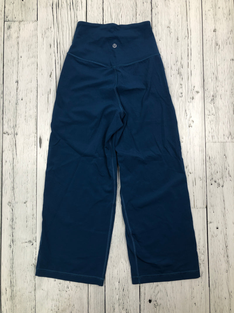 lululemon blue yoga pants - Hers XS/0