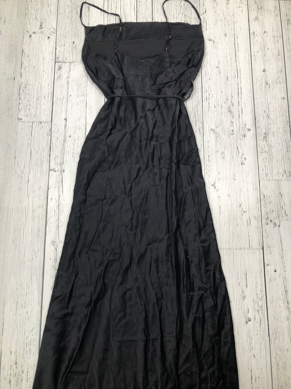 Ever New black satin maxi dress - Hers S/6