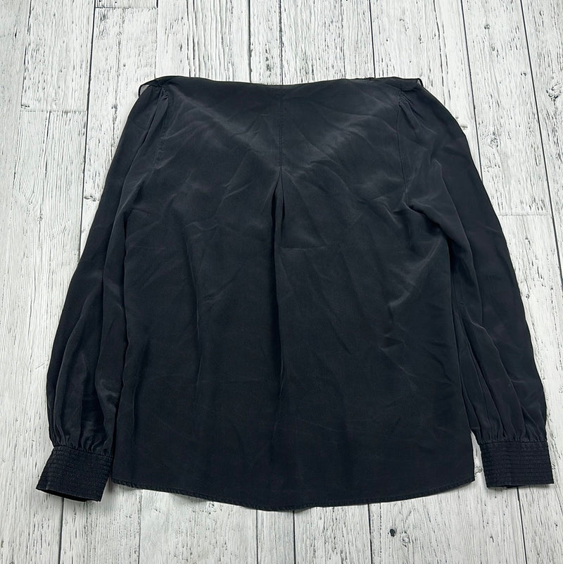 A.L.C Black Sheer Blouse - Hers M/8