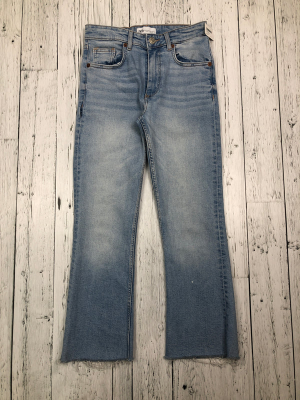 Zara light blue flared jeans- Hers 2/XS