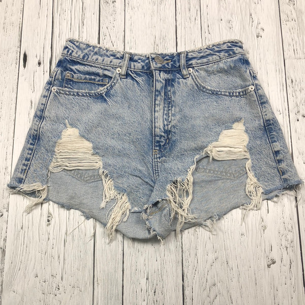 Garage distressed blue jean shorts - Hers S/26