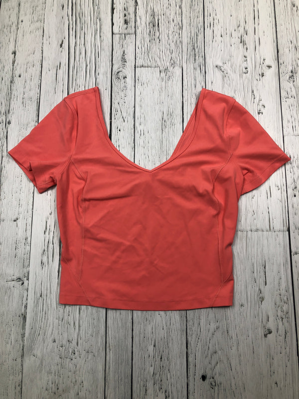 Lululemon coral t-shirt - Hers S/6