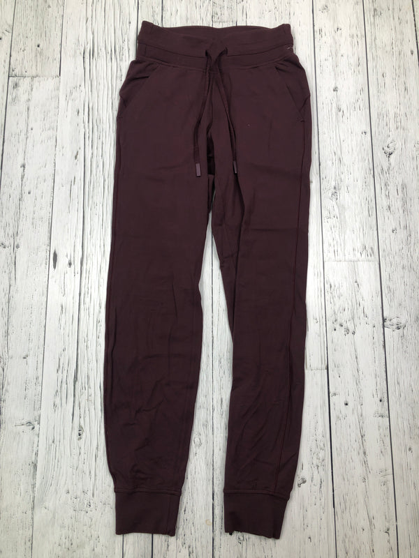 lululemon burgundy sweatpants - Hers XS/2