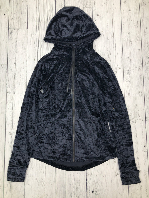 lululemon black velvet sweater - Hers M/8