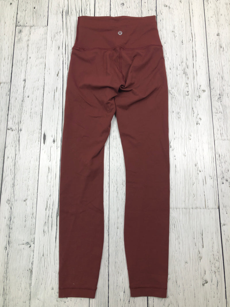 lululemon burgundy leggings - Hers XS/2