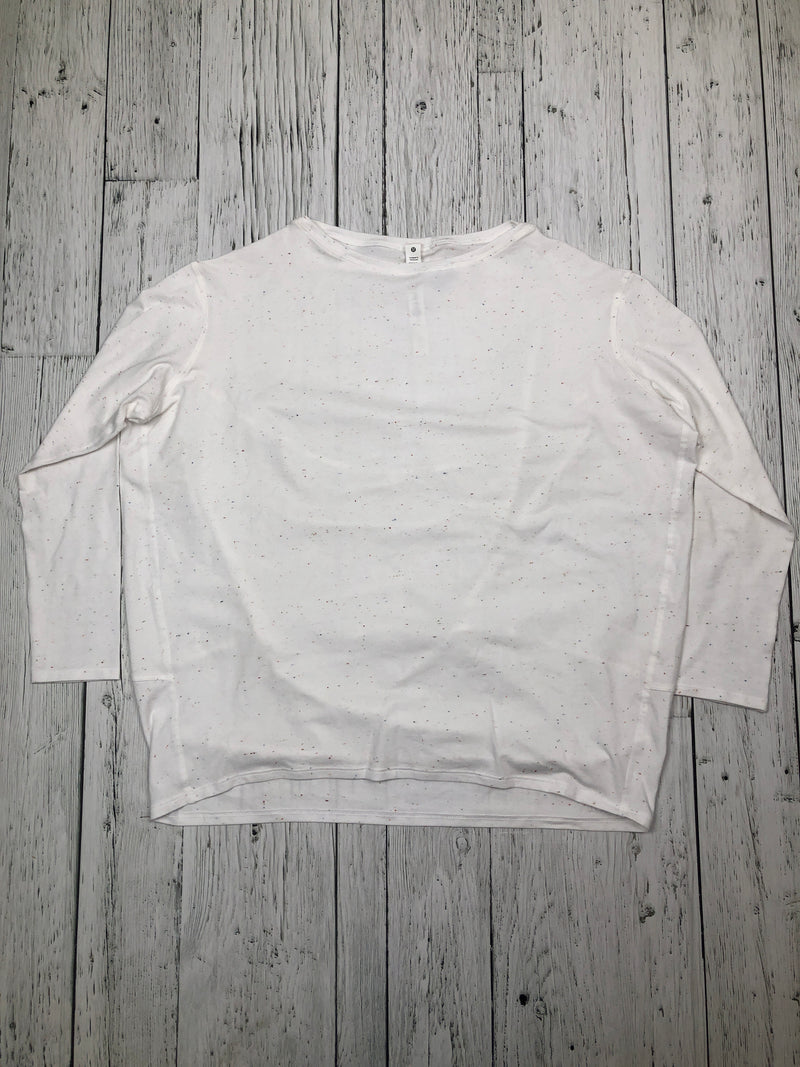 lululemon white patterned shirt - Hers S/4