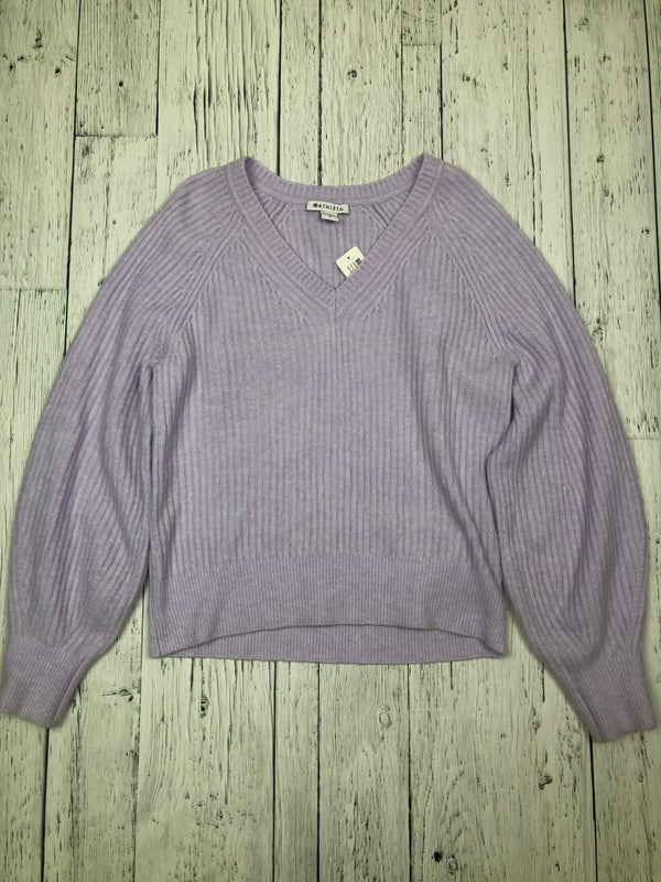 Athleta purple sweater - Hers M