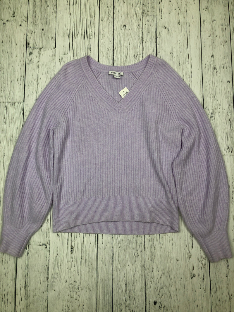 Athleta purple sweater - Hers M