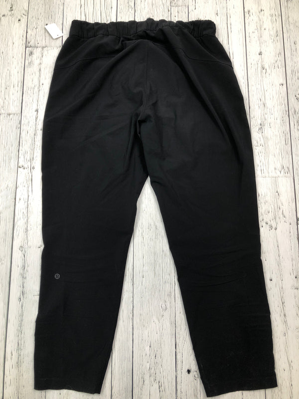 lululemon black track pants- Hers L/10