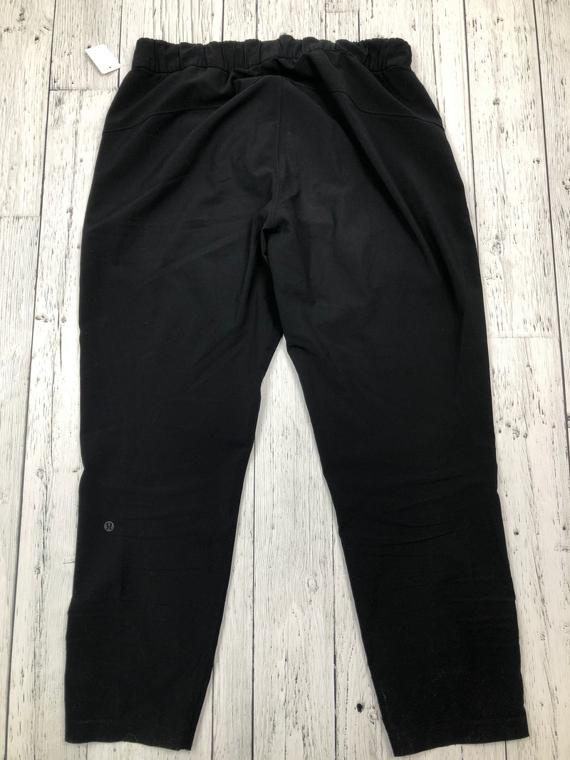 lululemon black track pants- Hers L/10