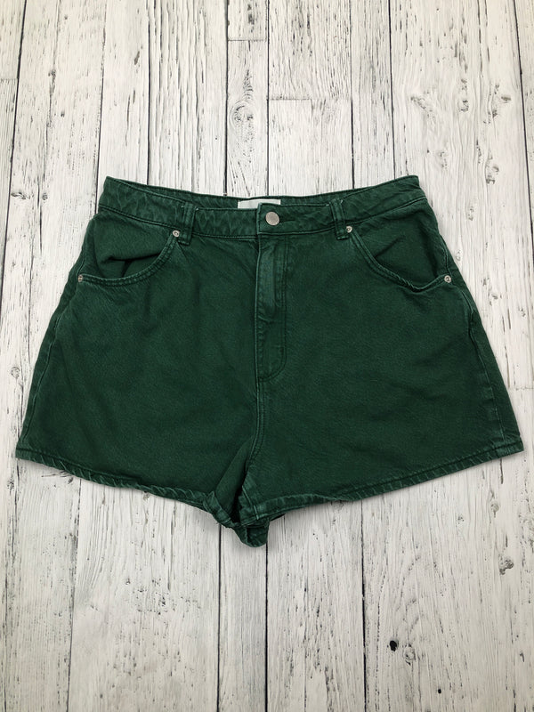 Rolla’s green denim shorts - Hers M/30