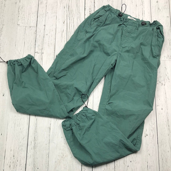 Garage green parachute pants - Hers XS