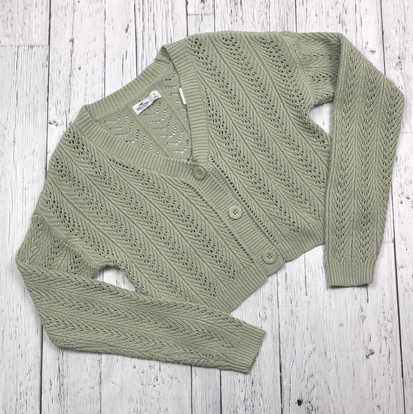 Hollister green knitted sweater - Hers S