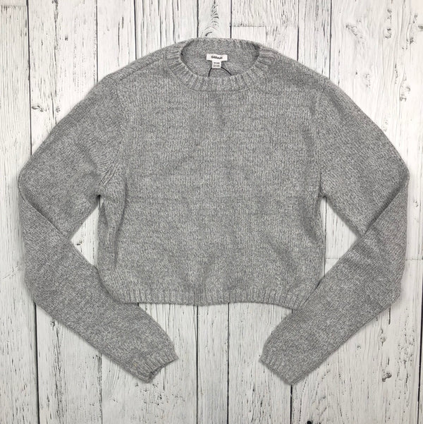 Garage grey cropped sweater - Hers XS