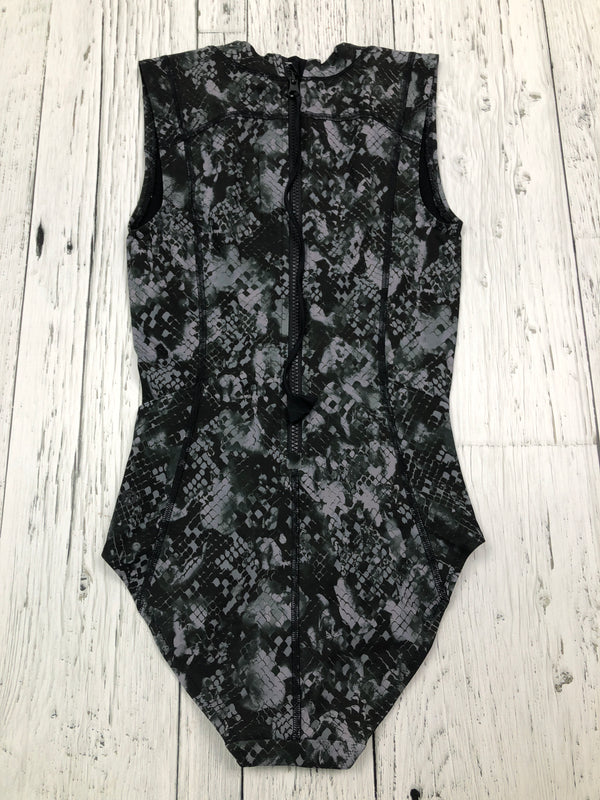 lululemon green black grey patterned bathing suit - Hers XS/2