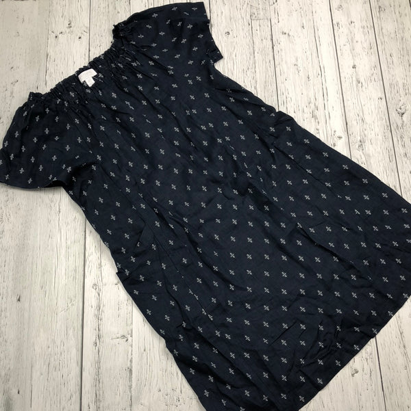 White Label navy patterned dress - Hers M/8