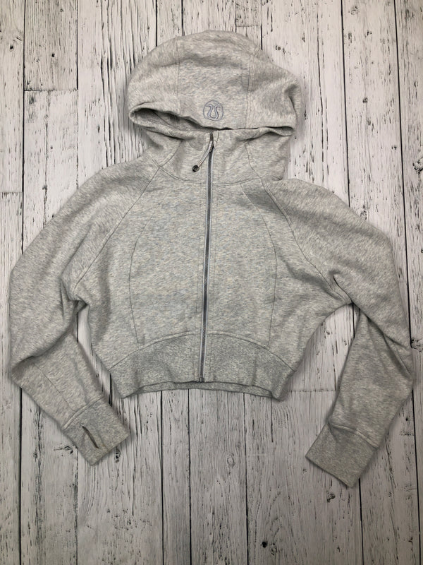 lululemon grey zip up hoodie