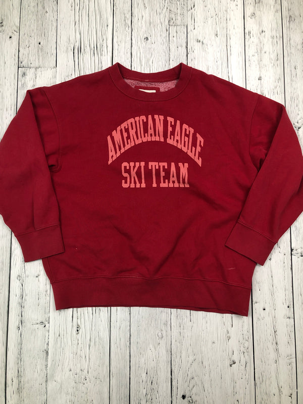 American Eagle red sweatshirt - Hers S