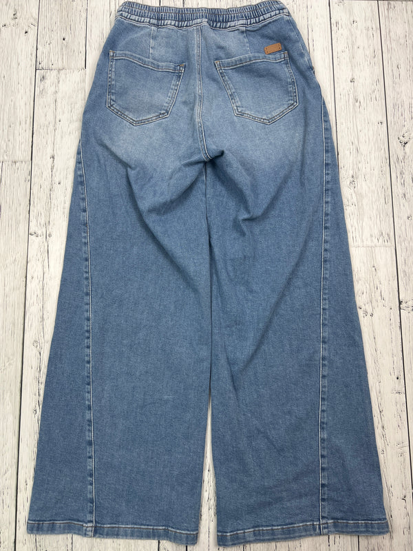 Mos Mosh blue wide leg jeans - Hers S/27