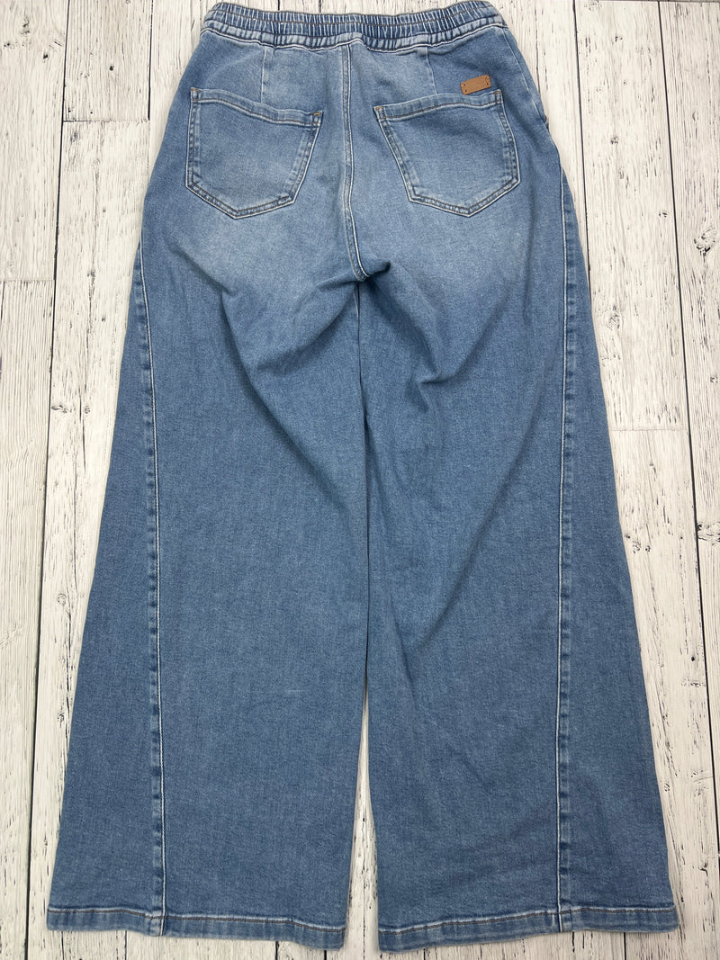 Mos Mosh blue wide leg jeans - Hers S/27