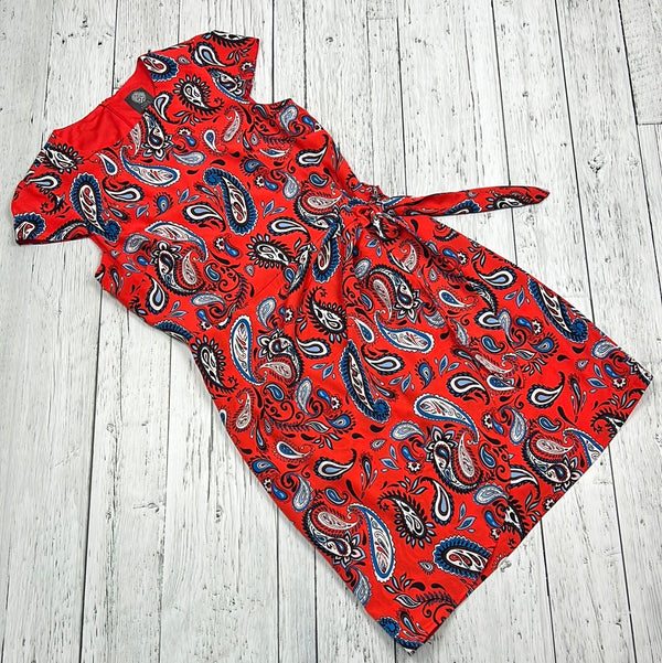 Vince Camuto red patterned dress - Hers M/8