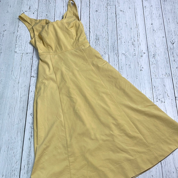Kit and Ace yellow midi dress with pockets - Hers XXS/0