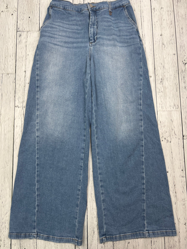 Mos Mosh blue wide leg jeans - Hers S/27