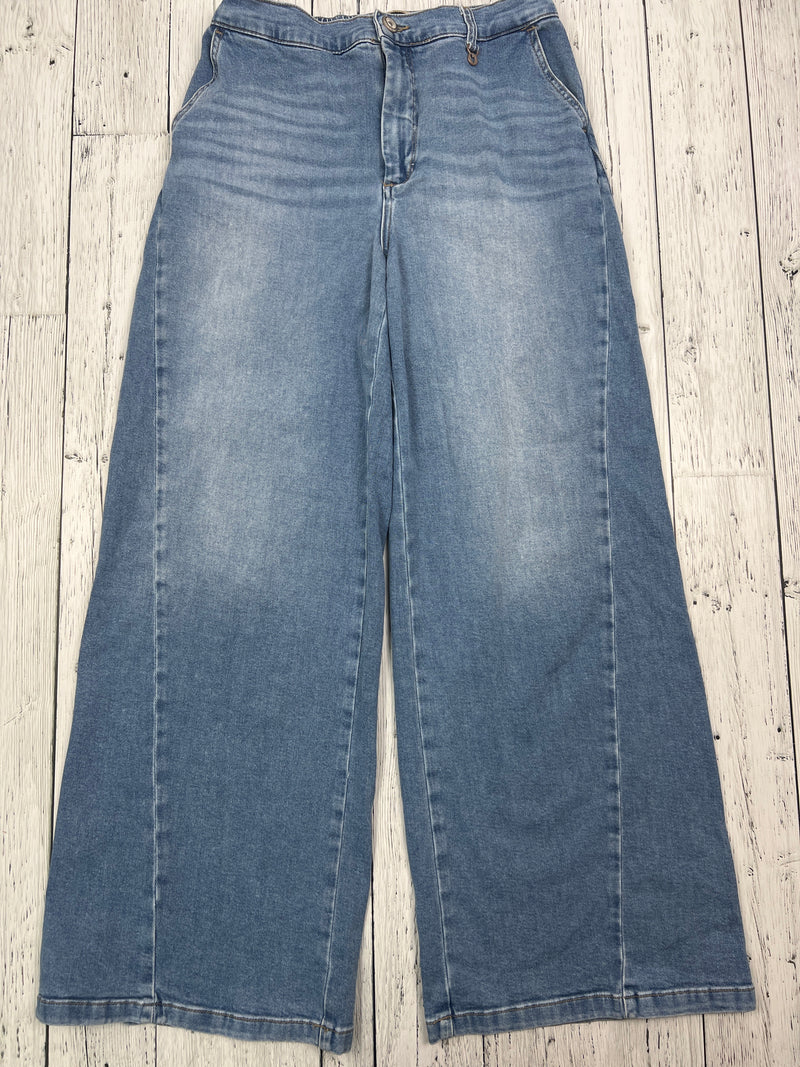 Mos Mosh blue wide leg jeans - Hers S/27