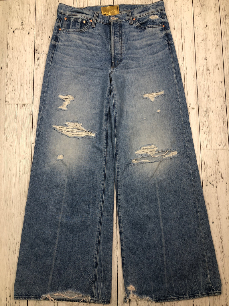 Mother ditcher roller sneak distressed blue jeans - Hers S/28