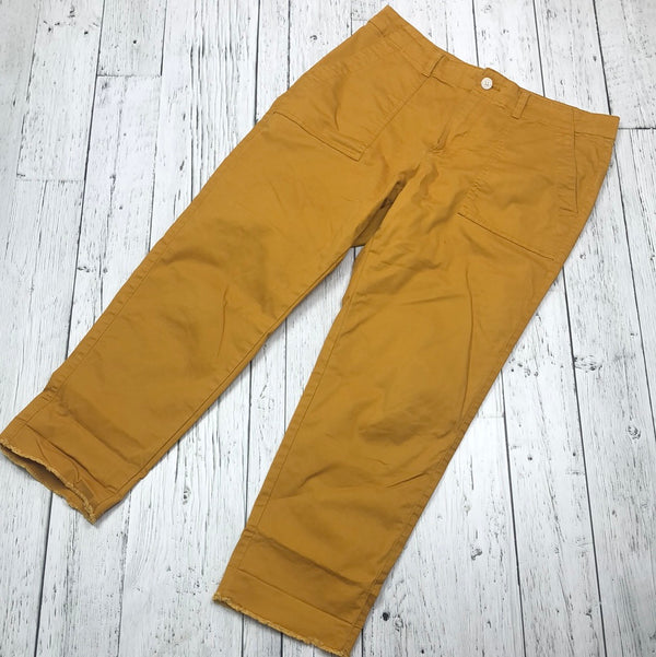 Gap yellow girlfriend khaki pants - Hers M/10