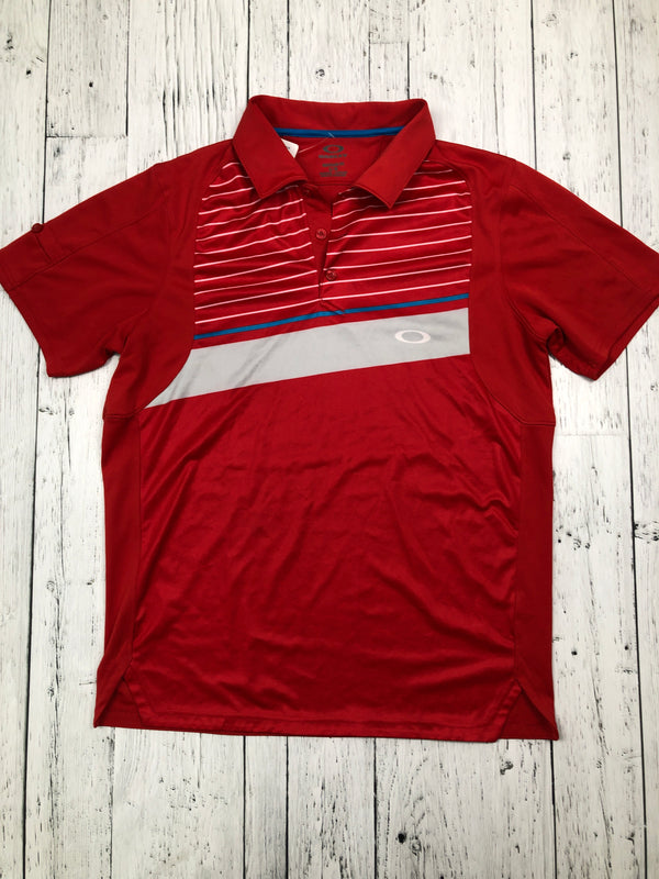 Oakley red patterned golf shirt - His L