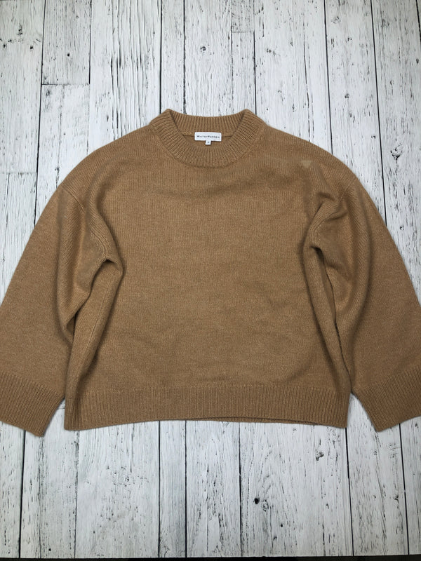 White+Warren brown sweater - Hers M