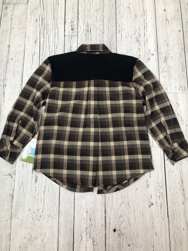 Fore!! brown plaid flannel - Boys 5