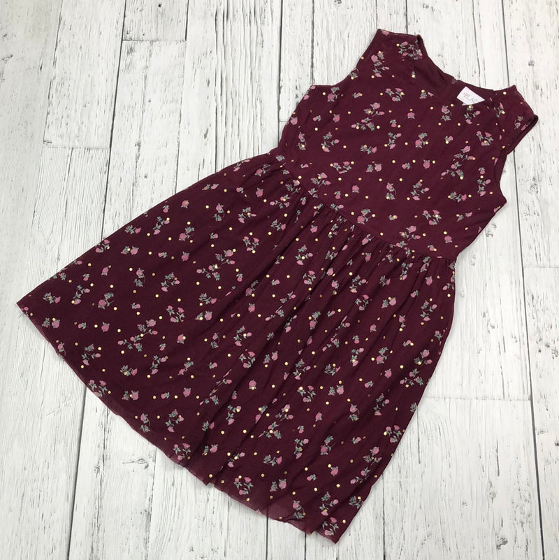 The children’s place burgundy floral dress - Girls 12