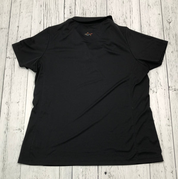 GregNorman black golf shirt - Hers XL