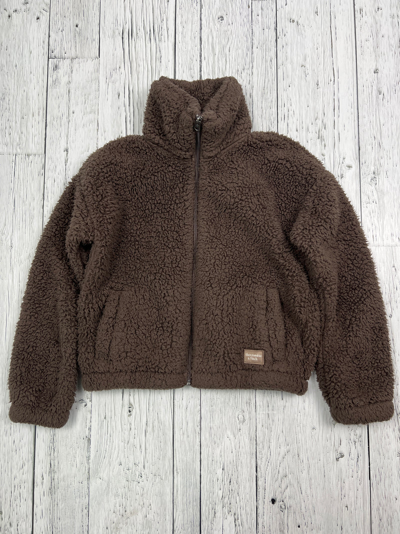 Abercrombie kids brown fluffy sweater - Girls 12